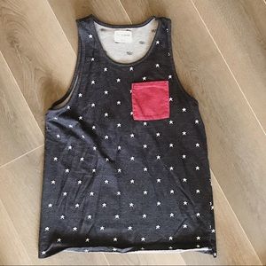 on the byas Shirts - 🌟ON THE BYAS American Flag Tank Top🌟 on the byas Shirts - 🌟ON THE BYAS American Flag Tank Top🌟